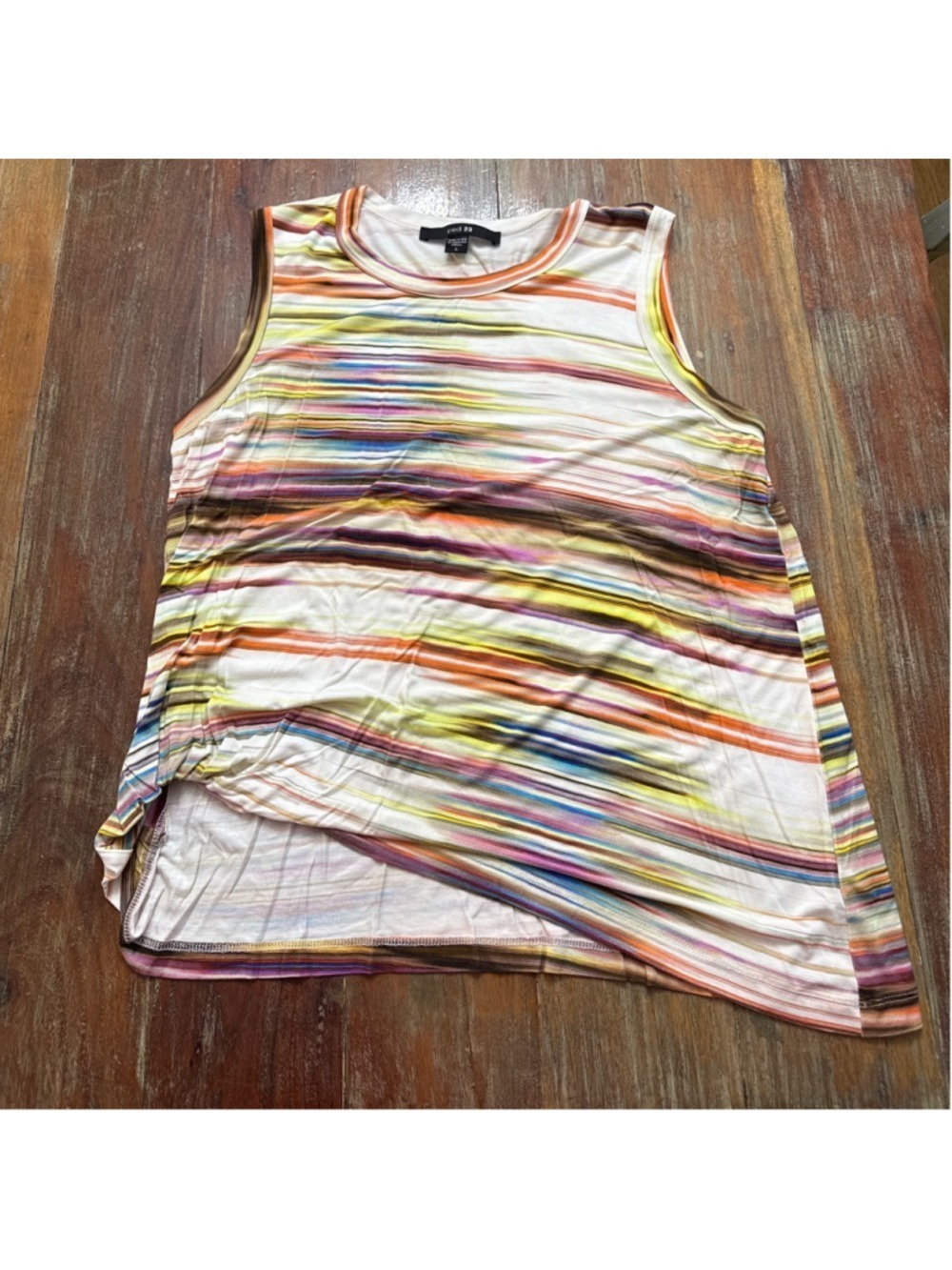 Red 23 Women's Large Striped Tank Top
